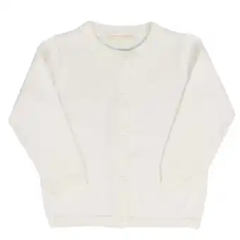 Walmart SnnmBlm Baby Boys Girls Button-Down Cardigan Toddler Cotton Knit Sweater 1-5t Kids White 3 offer