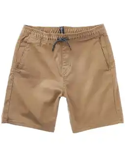 Walmart Volcom boys Frickin Elastic Short, s, Brown offer