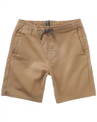Walmart Volcom boys Frickin Elastic Short, s, Brown offer