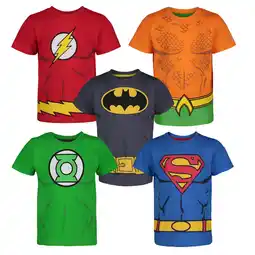 Walmart DC Comics Justice League Batman Superman The Flash Toddler Boys 5 Pack T-Shirts Toddler to Big Kid offer