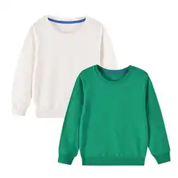 Walmart Spazoro Child Girls Sweatshirts, Crew Neck Long Sleeve Casual 2PC Tops for Kids Girls Green Size 3 T offer