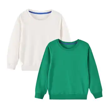Walmart Spazoro Child Girls Sweatshirts, Crew Neck Long Sleeve Casual 2PC Tops for Kids Girls Green Size 3 T offer