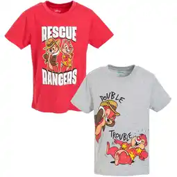 Walmart Disney Chip and Dale Little Boys 2 Pack T-Shirts Little Kid offer