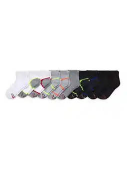 Walmart Hanes Boys' X-Temp Performance Ankle Socks, 10 Pack offer