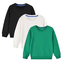 Walmart Spazoro Child Girls Sweatshirts, Casual Long Sleeve Crew Neck 3PC Tops for Kids Girls Green Size 5 T offer