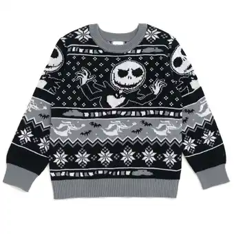 Walmart Disney Nightmare Before Christmas Jack Skellington Matching Family Sweater Toddler to Big Kid offer