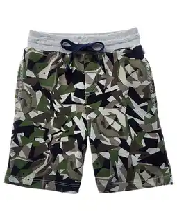 Walmart Flapdoodles boys Camo Fashion Short, 5, Green offer