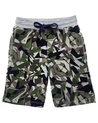 Walmart Flapdoodles boys Camo Fashion Short, 5, Green offer