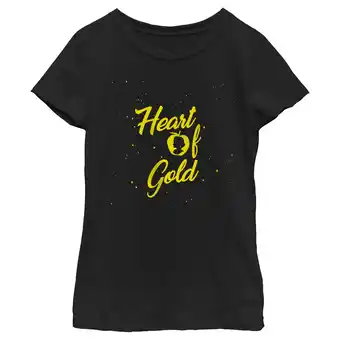 Walmart Girl's Snow White and the Seven Dwarfs Heart of Gold Quote Graphic Tee Black Small offer