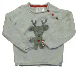 Walmart Pre-Owned Pixies Girls Gray Reindeer Sweater size: 3T (Good) offer