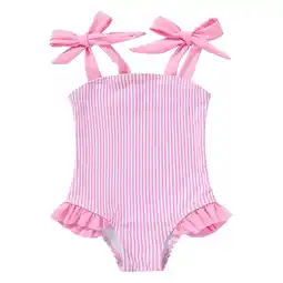 Walmart Younger Tree Girls One-Piece Swimsuit (Girl's), Sizes 18-24 Months offer