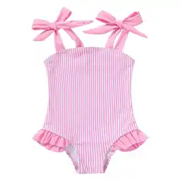 Walmart Younger Tree Girls One-Piece Swimsuit (Girl's), Sizes 18-24 Months offer