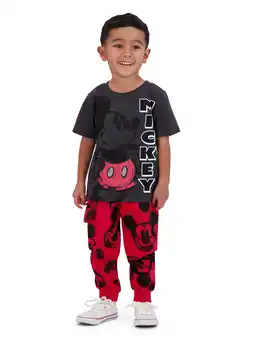 Walmart Mickey Mouse Toddler Boy 2 Piece Jogger Set, Size 3T offer