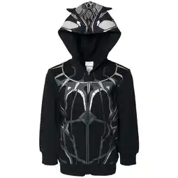 Walmart Marvel Avengers Black Panther Toddler Boys Fleece Zip Up Pullover Hoodie Toddler to Big Kid offer