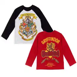 Walmart Harry Potter Big Boys 2 Pack Long Sleeve T-Shirts Toddler to Big Kid offer