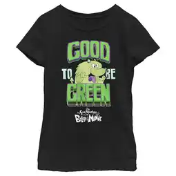 Walmart Girl's The Grim Adventures of Billy & Mandy Good to Be Green Graphic Tee Black Medium offer