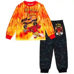 Walmart Monster Jam El Toro Loco Pajama Shirt and Pants Sleep Set Toddler to Little Kid offer