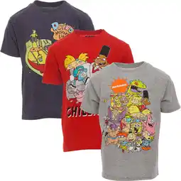 Walmart Nickelodeon Rugrats Rocko Little Boys 3 Pack T-Shirts Toddler to Big Kid offer