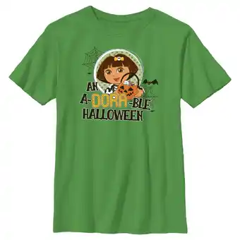 Walmart Boy's Dora the Explorer An A-Dora-Ble Halloween Graphic Tee Kelly Green Small offer