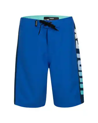 Walmart Hurley boys Colorblocked Board Short, 4, Blue offer