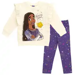 Walmart Disney Wish Asha Star Toddler Girls Fleece Sweatshirt and Pants Set offer