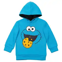 Walmart Sesame Street Cookie Monster Toddler Boys Fleece Pullover Hoodie Infant to Little Kid offer