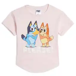 Walmart Bluey Bingo Big Girls T-Shirt Toddler to Big Kid offer