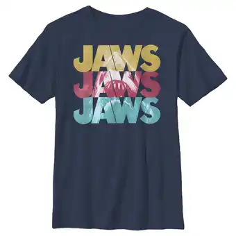 Walmart Boy's Jaws Stacked Logo Graphic T-Shirt offer