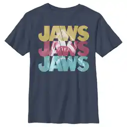 Walmart Boy's Jaws Stacked Movie Logo Graphic T-Shirt offer