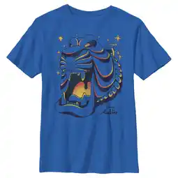 Walmart Boy's Aladdin Sand Tiger Cave Graphic Tee Royal Blue Medium offer