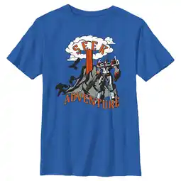 Walmart Boy's Transformers: Rise of the Beasts Optimus Prime Seek Adventure Graphic Tee Royal Blue X Small offer