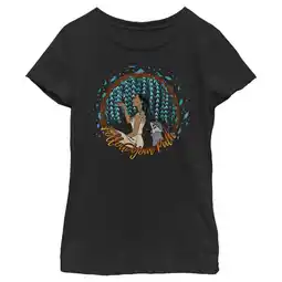 Walmart Girl's Pocahontas Follow Your Path Graphic Tee Black X Small offer
