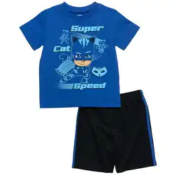 Walmart PJ Masks Catboy Toddler Boys T-Shirt and Mesh Shorts Outfit Set Toddler to Big Kid offer