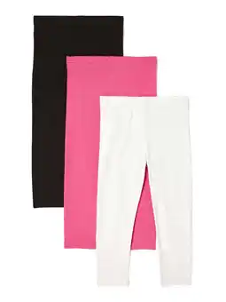 Walmart Garanimals Baby & Toddler Girls Leggings, 3-Pack offer