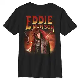 Walmart Boy's Stranger Things Eddie Munson Metalhead Graphic T-Shirt offer