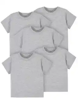 Walmart Gerber Toddler Boy or Girl Gender Neutral 5-Pack Short Sleeve Tee, Sizes 12 Months-5T offer