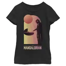 Walmart Girl's Star Wars: The Mandalorian The Child and Bounty Hunter Connection Made Graphic Tee offer