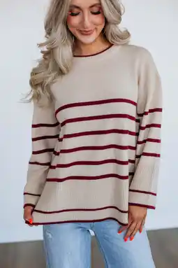 Walmart Halston Striped Sweater offer