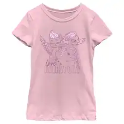 Walmart Girl's My Little Pony: Friendship is Magic Love Everypony Graphic T-Shirt offer