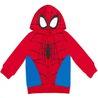 Walmart Marvel Spider-Man Toddler Boys Hoodie Toddler to Big Kid offer