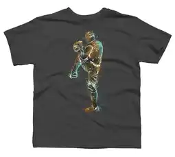 Walmart Baseball Shapes Boys Charcoal Gray Graphic Tee - Design By Humans XS offer