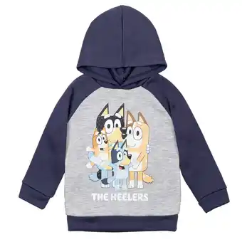 Walmart Bluey Bingo Dad Toddler Boys Fleece Hoodie Toddler to Big Kid offer