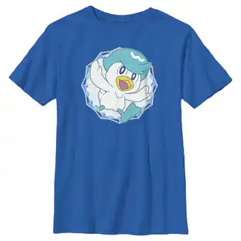 Walmart Boy's Pokemon Quaxly Circle Graphic Tee Royal Blue Medium offer