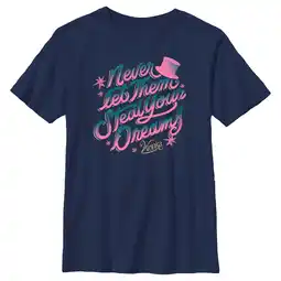 Walmart Boy's Wonka Never Let Them Steal Your Dreams Graphic Tee Navy Blue Small offer
