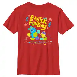 Walmart Boy's Toy Story 4 Ducky and Bunny Easter Funday Graphic Tee Red X Large offer