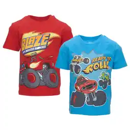 Walmart Blaze and the Monster Machines Toddler Boys 2 Pack T-Shirts Toddler to Little Kid offer