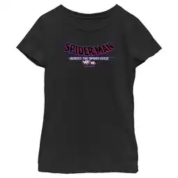 Walmart Girl's Spider-Man: Across the Spider-Verse Movie Logo Graphic Tee Black X Small offer