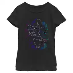 Walmart Girl's Lilo & Stitch Constellation of Stitch Graphic Tee Black X Small offer