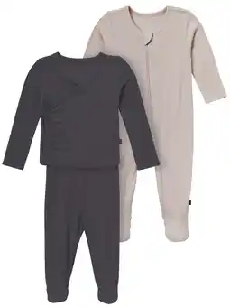 Walmart Modern Moments by Gerber Baby Neutral Super Soft 3-Piece Gift Set, Sizes Newborn - 3/6 Months offer