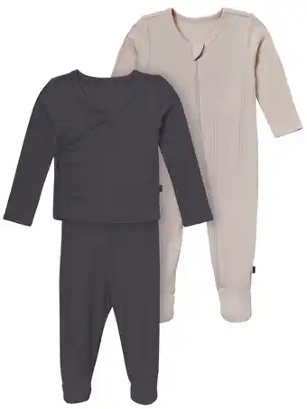 Walmart Modern Moments by Gerber Baby Neutral Super Soft 3-Piece Gift Set, Sizes Newborn - 3/6 Months offer